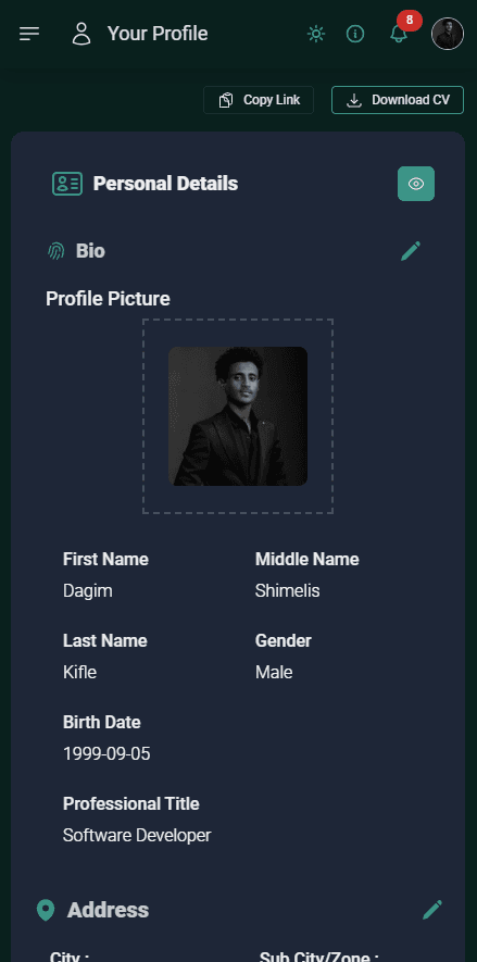 project screenshot